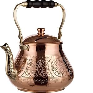 <b>Turkish</b> Copper <b>Pot</b> Italian Antique Look Vintage Design Eco-Friendly <b>Coffee</b> & Tea - Product Image 5