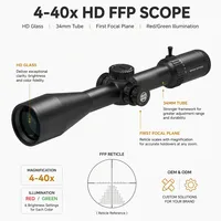 OEM&ODM-SPINA OPTICS VoidRax 4-40x56 FFP Scope HD Glass First Focal Plane 34mm Tube Etched Glass Reticle Tactical Hunting