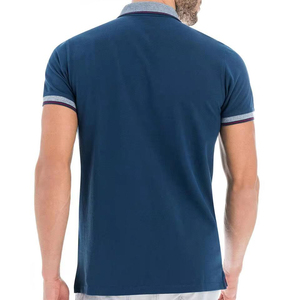 Polo homme coupe slim, broderie personnalisée, léger, vente chaude, en gros, vêtements décontractés, quantité importante - Product Image 2