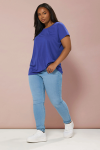 100% coton personnalisé luxe coton t-shirt Boxy Fit femmes surdimensionné t-shirt grande taille Style décontracté respirant conception OEM/ODM - Product Image 5