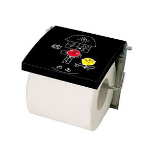 Porte-papier toilette MSV « Son » en acier inoxydable - Product Image 1