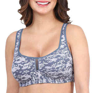 Soutien-gorge de sport pour femme à maintien élevé, respirant, séchage rapide, imprimé, design simple, avec logo frontal, idéal pour la gym, le yoga, l'entraînement et le fitness - Product Image 3