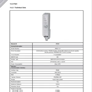 7IF361.70-1 B & R Series 2003 Gateway 1x PROFIBUS DP SLAVE, Hoàn Toàn Mới, Bao Bì Chính Hãng