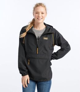 Anorak แจ็คเก็ตสีดำกันน้ำสำหรับผู้หญิงแจ็คเก็ตสีดำสำหรับผู้หญิงแจ็คเก็ตกันลมทำจากไนลอน/โพลีเอสเตอร์ - Product Image 3