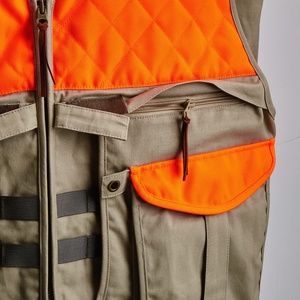 Gilet de chasse d'hiver à manches longues, doublé polaire, avec logo personnalisé, camouflage, coupe-vent, imperméable, chaud, fermeture éclair, pour activités de plein air - Product Image 5