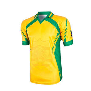 เสื้อคริกเก็ตสำหรับผู้ชายเสื้อทีมคริกเก็ตเสื้อเจอร์ซีย์ดีไซน์ใหม่สีพิมพ์ลายโลโก้ตามสั่ง - Product Image 3