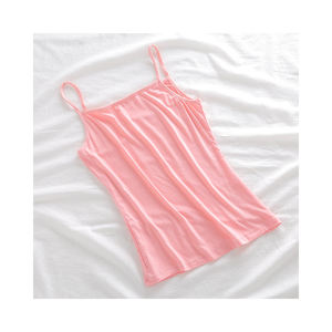 Camiseta sin mangas de lona con logotipo personalizado para mujer al por mayor 2024 para gimnasio Fitness entrenamiento transpirable Casual algodón sin mangas deportes - Product Image 2