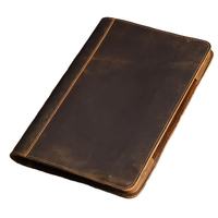 Housse d'ordinateur portable en cuir véritable écologique de haute qualité, style professionnel, légère et protectrice, avec bandoulière et pochette.
