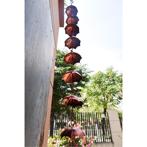 Cheapest Price Modern Design Hanging Home Decorative Garden Downspout Gutter Rain Chain Antique Finished Most Selling Product - Product Image 5