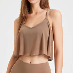 Women's Cross-Border Sportswear Breathable Quick-Dry Fitness <b>Top</b> Yoga Suit <b>Vest</b>, Women's Fixed Chest Pad, Fitness <b>Top</b> Shockproof - Product Image 5