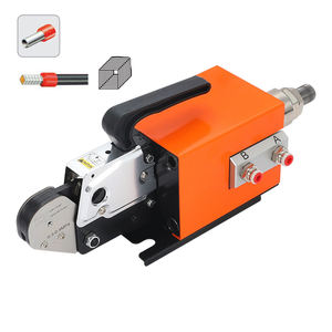 Hexagonal crimp Pneumatic Crimp <b>Cable</b> Lug Tool Terminal Crimping <b>Machine</b> Pipe Pre Insulation <b>Cable</b> Manufacturing Equipment - Product Image 1