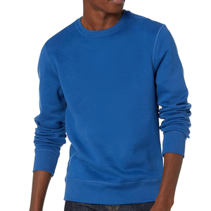 Custom Men's Sweatshirt 100% Cotton New Stylish Sweatshirts For Mens Solid Design Plain Round Neck Sweatshirts for Winter - Product Image 1