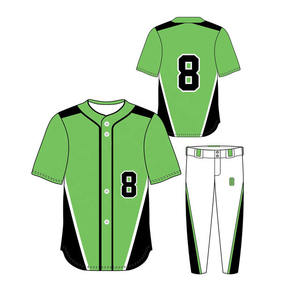 เยาวชนชายลายซอฟท์บอลเบสบอลเครื่องแบบเสื้อเบสบอลที่กําหนดเอง Sublimated เย็บปักถักร้อยเสื้อสไตล์ถนนสูงระบายอากาศ - Product Image 4