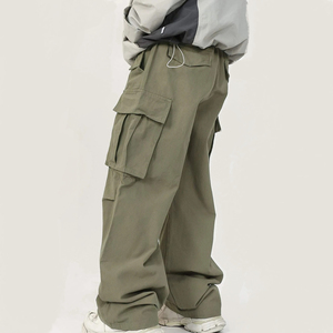 Pantalon cargo tactique multi-poches en nylon pour hommes, imperméable, léger, taille élastique, pantalon de combat pour la randonnée en plein air - Product Image 6