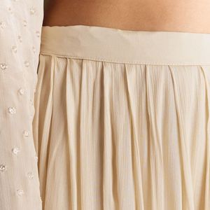 Costume Kurta Palazzo Neutre Avec Cutdana Et Paillettes Travail En Gros Vêtements Ethniques Pour Femmes OEM Vêtements Usine Fournisseur En Vrac - Product Image 6