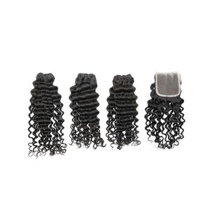 Holesale-ietnamese Uman Air, Juego de 3 manojos y cierre de ondas profundas - Product Image 3