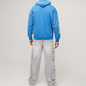 Imprimé en gros pas cher prix meilleur Design léger 2025 nouveauté hommes manches complètes hommes à capuche - Product Image 3