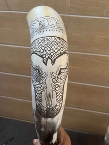 Corne à boire artisanale bon marché |   Corne à boire viking médiévale 100% naturelle, corne à boire pour la bière - Product Image 3