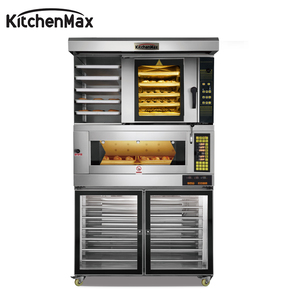 Kitchenmax เตาอบไฟฟ้า3ชั้นสำหรับอบในเชิงพาณิชย์ระดับไฮเอนด์พร้อมเครื่องตักไอน้ำหินอุปกรณ์ประกอบเบเกอรี่ - Product Image 6