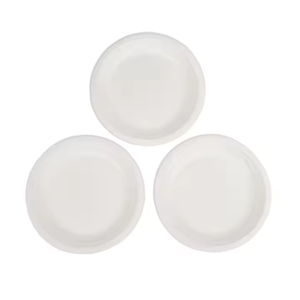 Assiette jetable sans PFAS 7 ''100% haute qualité écologique disponible en blanc et marron-plusieurs tailles de couleurs offertes - Product Image 2