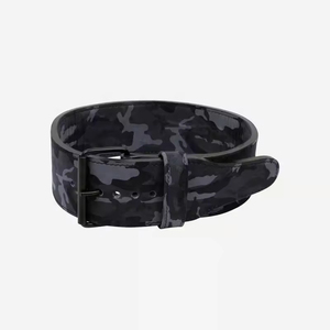 Ceinture d'haltérophilie unisexe pour entraînement de gym avec logo personnalisé Matériau en cuir de vachette Ceinture d'haltérophilie résistante et respirante - Product Image 1
