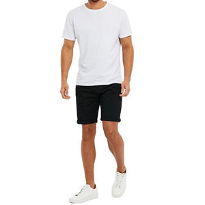 Trendy <b>Men</b> Denim Shorts Slim Fit <b>Stretch</b> 100% Cotton Woven Ripped Casual Summer Fashion Streetwear Custom ODM Private Label - Product Image 2