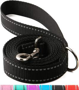 Laisse pour chien robuste pour chiens de taille moyenne et grande avec poignée rembourrée douce, durable et anti-emmêlement pour l'entraînement et la course - Product Image 5