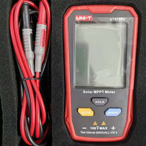 เครื่องทดสอบแผงโซลาร์เซลล์ UNI-T UT673PV Solar MPPT Meter Tester 12-60V สำหรับการวินิจฉัยแผงโซลาร์เซลล์อย่างรวดเร็ว พร้อมสายรัดแม่เหล็ก ตรวจจับความผิดปกติของโมดูลไฟฟ้าโซลาร์เซลล์ - Product Image 1