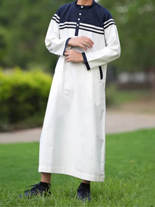 Best Selling 2025 Plain Casual Wear Boys Clothing New Wholesale Customized Modest Dress <b>For</b> Boys Adult Size <b>Thobes</b> - Product Image 5