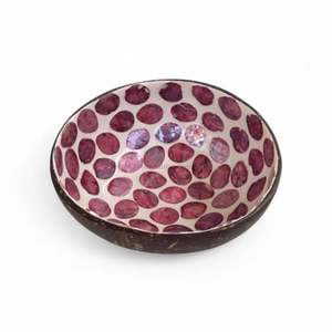 Cuenco de Coco con Incrustaciones de Nácar, Hecho a Mano con Concha Natural para Mesa de Comedor y Decoración del Hogar, de Vietnam - Product Image 6