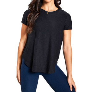 Tops de Yoga de Talla Grande, Estilo Relajado, Manga Corta, Ajuste Holgado, Ropa Deportiva Elástica para Entrenamiento, Fitness, Gimnasio - Product Image 5