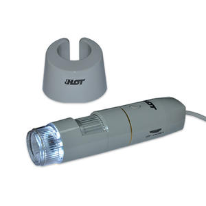 プロ用ポケットハンドヘルドデジタル顕微鏡40-500mmズーム1-500X偏光5MP <span class=keywords><strong>LCD</strong></span>ディスプレイIP53 8LEDイルミネーションアルミニウム - Product Image 1