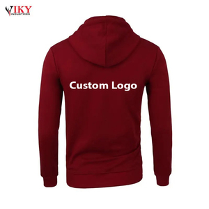 Sweats à capuche zippés 500 g/m² 100 % coton épais avec logo personnalisé, vente en gros, pour hommes - Product Image 4