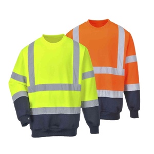 Sudaderas Reflectantes de Seguridad Fluorescentes al por Mayor, Ropa de Trabajo de Alta Visibilidad para Hombre - Product Image 1