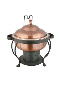 Custom Made Decorative Metal Chafing Dish Nickel Finishing Handmade Design Chafing Dish With Durable Quality - Product Image 4