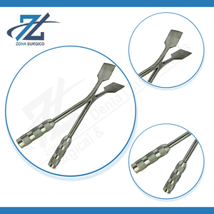 Épandeur de plâtre Haglund, pièce de travail manuelle, courbe droite, 280 mm de long, acier inoxydable chirurgical, instruments certifiés CE - Product Image 4