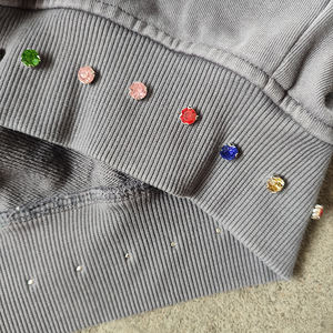 2025 Top trending Custom High Quality Screen Printing Streetwear Heavy <b>Zip</b> up Acid Wash Vintage Hoodies <b>Men</b> - Product Image 3