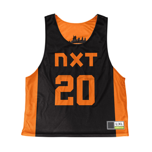 Custom American football uniform Reversible Lacrosse <b>Port</b> <b>Hole</b> Lacrosse Jersey Full Mesh Breathable Lacrosse Uniform pinnies - Product Image 1
