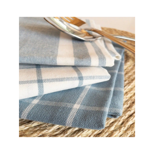 Serviette de cuisine en coton brodée avec un motif d'ancre, en gros, avec une texture GSM forte, conçue pour les chaînes de vente au détail, l'hôtellerie, l'usage quotidien - Product Image 3