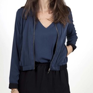 Chaquetas Bomber de Invierno para Mujer, Proveedor Directo de Fábrica de Ropa Urbana, Tejidas, Transpirables, Ecológicas, Resistentes al Viento, de Alta Calidad, Personalizadas - Product Image 3