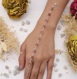 925 Solide Meilleure Qualité Naturel Designer Cadeau De Mariage Bracelet 925 En Argent Sterling À La Main Pierres Précieuses Tourmaline Spinner Bracelet - Product Image 2