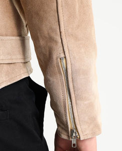 Chaquetas de Cuero de Gamuza de Alta Calidad 2025 para Hombre, Multicolores, Invierno, Personalizables, Ecológicas, con Logotipo Frontal, Manga Larga - Product Image 4