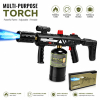 Allume-feu robuste pour barbecue au propane, allumage instantané, flamme réglable, verrouillage de sécurité, brûleur à gaz pour camping en extérieur