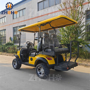 चीन में 4-सीट + 2-सीट वालिफेट्रिच ऑफ-रोड व्हील इलेक्ट्रिक गोल्फ कार्ट/ट्रॉली के साथ बनाया गया - Product Image 4