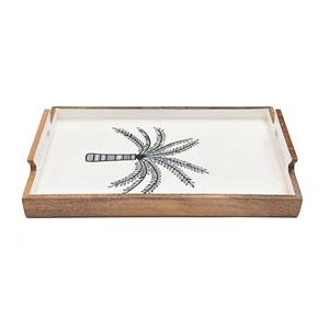 ถาดเสิร์ฟไม้เคลือบเงา ถาดเสิร์ฟสวยงามสำหรับจัดแสดงอาหาร - Product Image 1