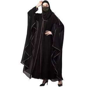 Vestido abaya informal de alta calidad para mujer Servicio OEM disponible Medio Oriente Thawb Abaya de Dubai Venta completa - Product Image 2