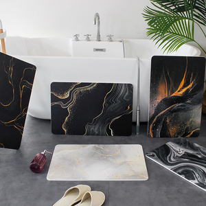 Suelo de inodoro Baño de diatomita Absorbente de secado rápido Barro de diatomeas Mármol Tierra de diatomeas Puerta de entrada Alfombra de baño de <span class=keywords><strong>piedra</strong></span> - Product Image 5