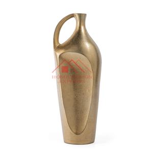 Vases à fleurs en métal en aluminium fini pour décorations pour la maison Jardinières de pots de fleurs au design unique pour centres de table Best-seller - Product Image 5