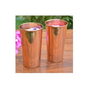 100% Natural Copper Glass Most Stylish Handmade Designer Round Shape 100% Pure Copper Glass for Home Drink Ware Glass - Product Image 4