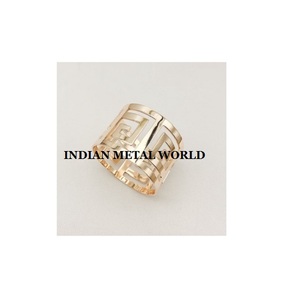 New Vintage Design <b>Wedding</b> and Parties Table <b>Top</b> Decorative Napkin Holder Handmade Gold Color Metal Napkin Ring At Lowest Price - Product Image 6